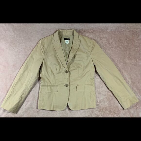 J Crew Petite Khaki Blazer P0 - Picture 2 of 11